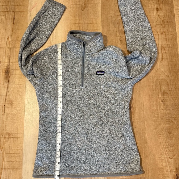 Patagonia Women's Better Sweater 1/4 Zip Fleece In Gray Sz S - Picture 6 of 15